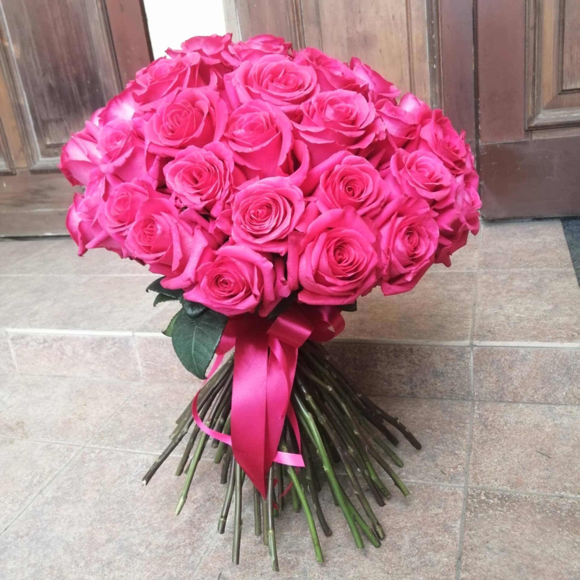 Kytica ružových ruží